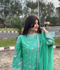 Lawn Embroidered 3Piece IB - 376
