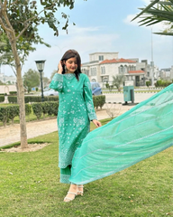 Lawn Embroidered 3Piece IB - 376