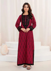 Lawn Embroidered 2Piece Stitched IB - 384 (RED)