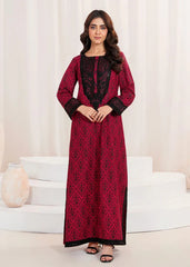 Lawn Embroidered 2Piece Stitched IB - 384 (RED)