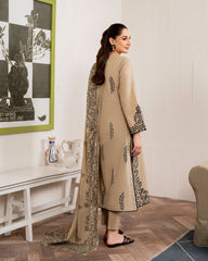 Lawn Embroidered 3Piece Stitched IB - 387