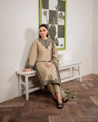 Lawn Embroidered 3Piece Stitched IB - 387