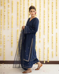 Lawn Embroidered Stitched 3Piece IB - 364