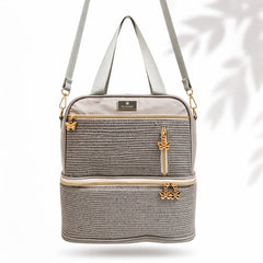 Luxe Woven Travel Bag