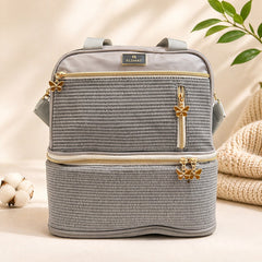 Luxe Woven Travel Bag