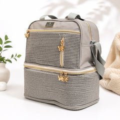Luxe Woven Travel Bag