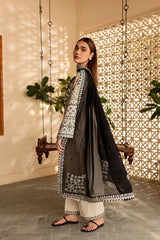 Lawn Embroidered Stitched 3Piece IB - 351