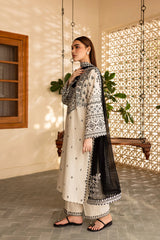 Lawn Embroidered Stitched 3Piece IB - 351