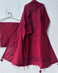 Lawn Embroidered 3Piece IB - 417