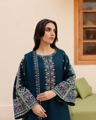 Lawn Embroidered Stitched 3Piece