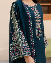 Lawn Embroidered Stitched 3Piece