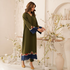 Lawn Embroidered Stitched 2Piece IB - 388