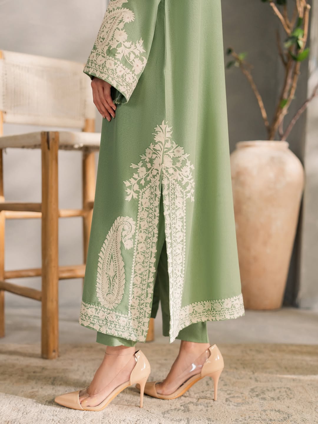 Lawn Embroidered 3Piece Stitched IB - 415G
