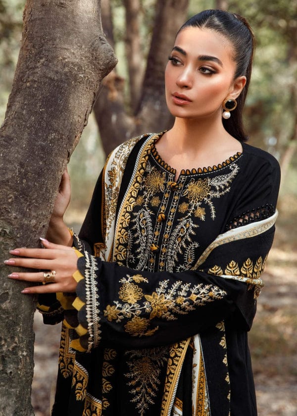 Lawn Embroidered Stitched 3Piece IB - 407