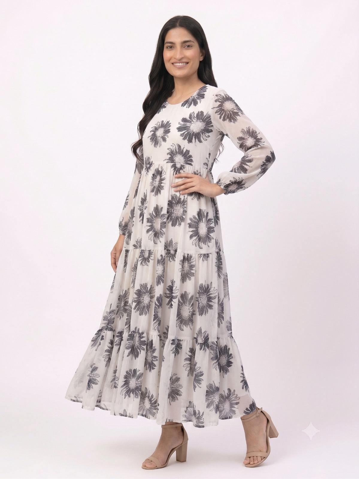 Western Stitched Maxi D-009