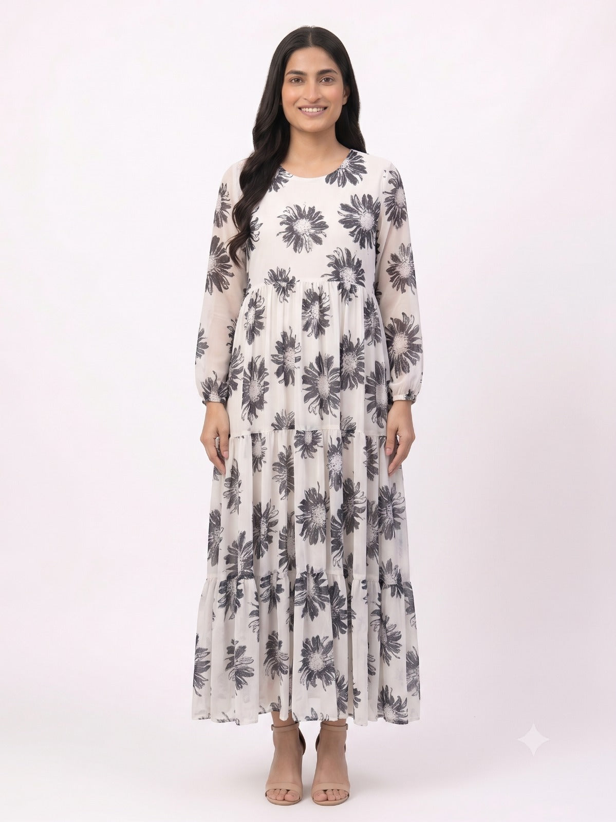 Western Stitched Maxi D-009
