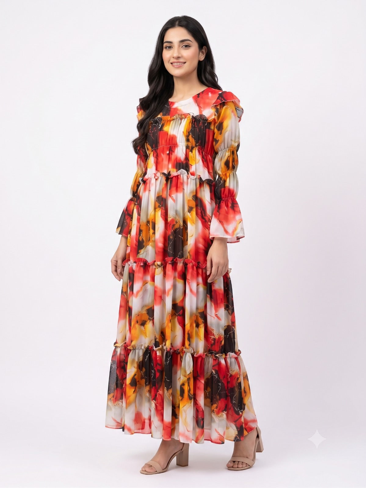 Western Stitched Maxi D-005