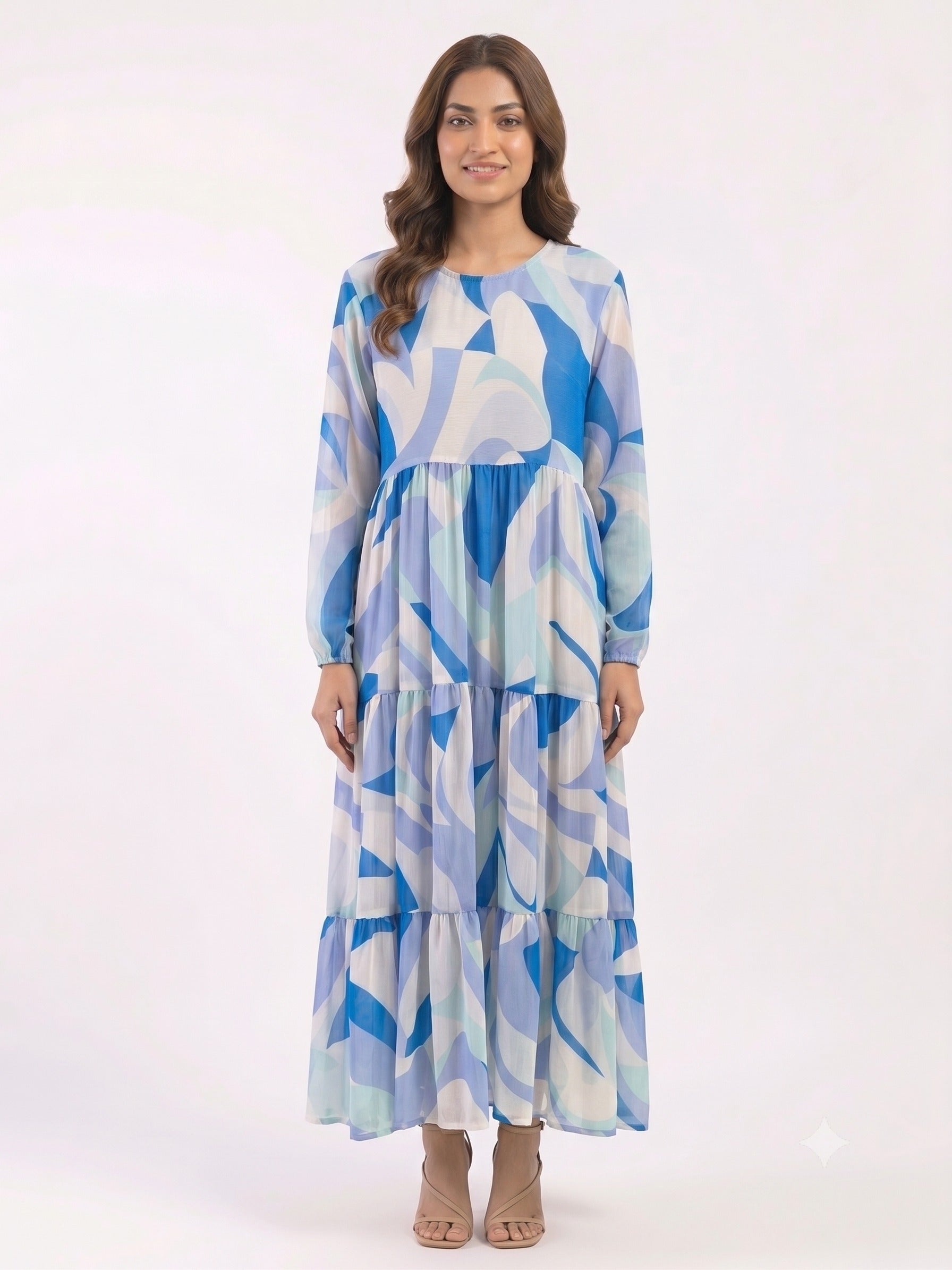 Western Stitched Maxi D-007