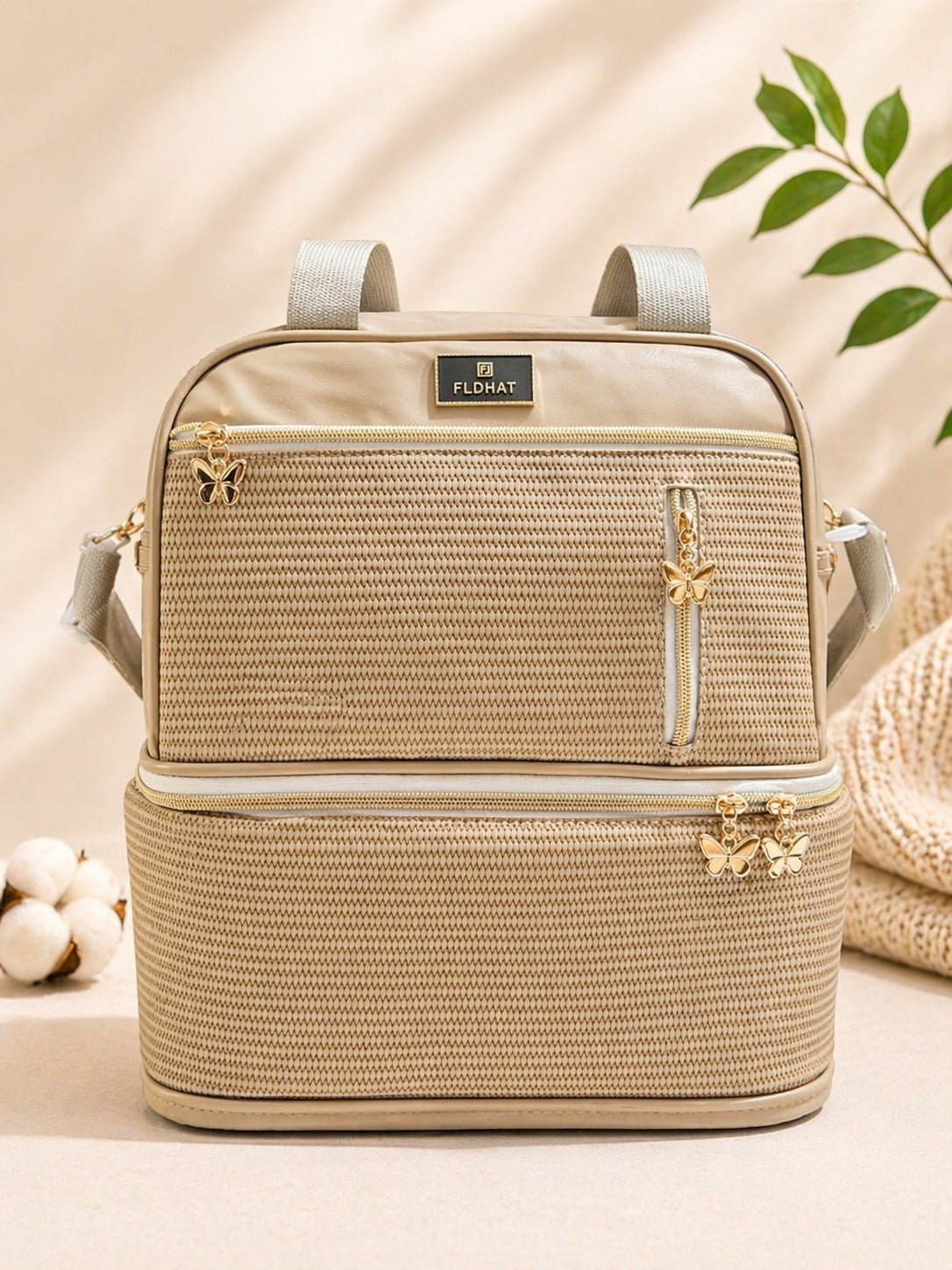 Luxe Woven Travel Bag