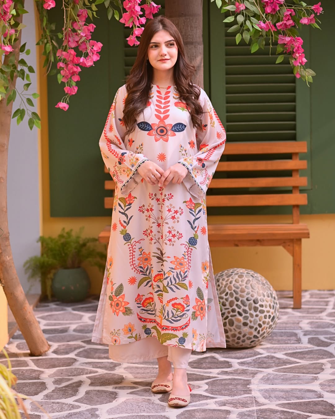 Lawn Printed Stitched 2Piece IB - 412