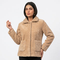 Women's Cozy Faux Fur Winter Jacket