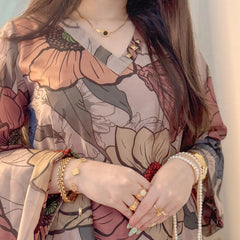 Lawn Silk Printed Stitched 3Piece IB - 398