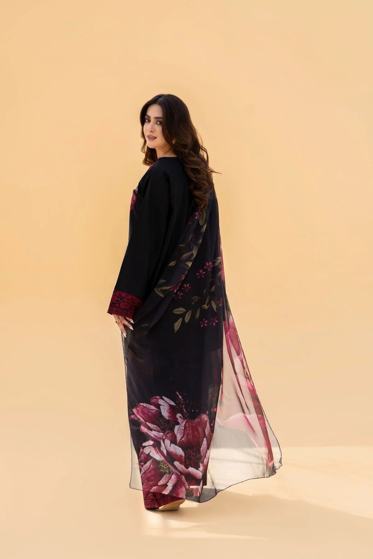 Lawn Embroidered Stitched 3Piece IB - 394