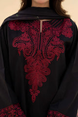 Lawn Embroidered Stitched 3Piece IB - 394